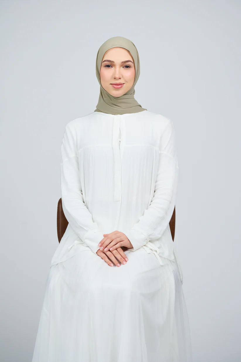 [★New] HoodX Curve [Pearl Chiffon] in Sage