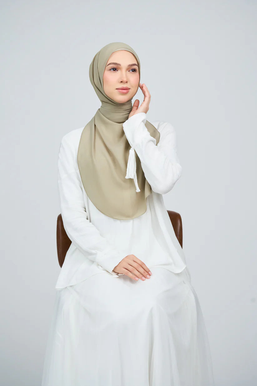 [★New] HoodX Curve [Pearl Chiffon] in Sage