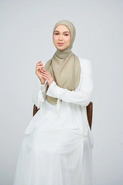 [★New] HoodX Curve [Pearl Chiffon] in Sage