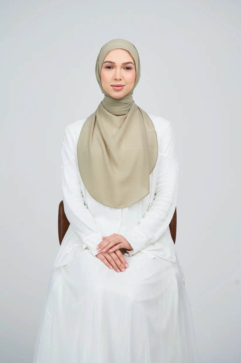 [★New] HoodX Curve [Pearl Chiffon] in Sage
