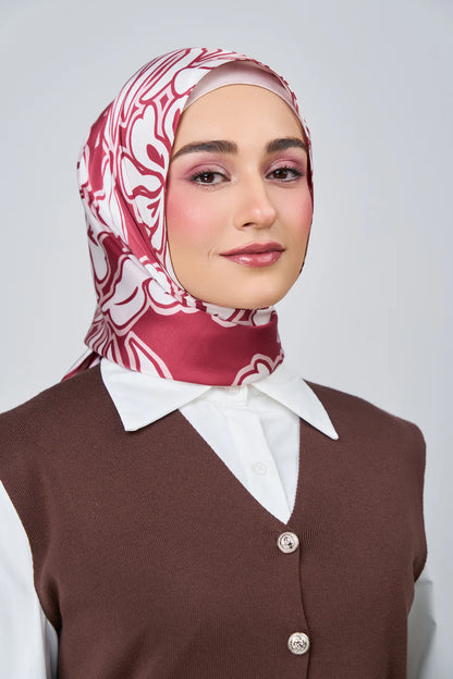[★New] HoodX Luxe Printed Set in Scarlet