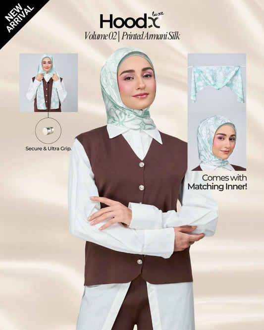 [★New] HoodX Luxe Printed Set in Seraphina