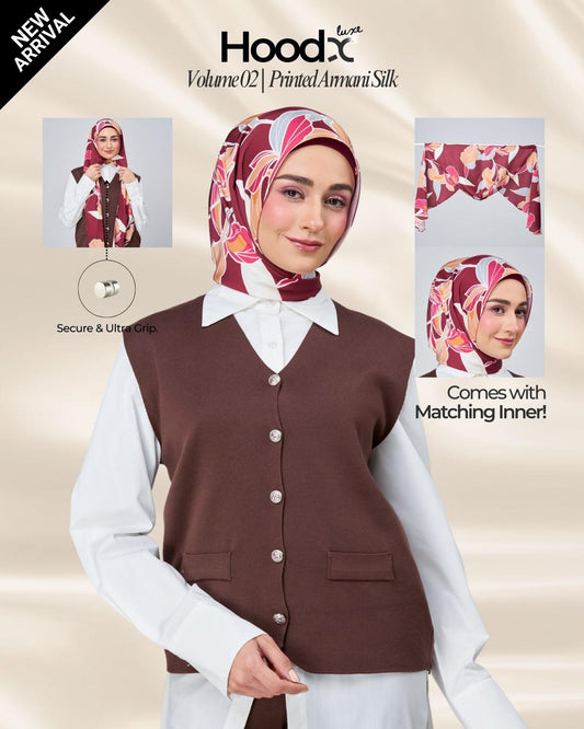 [★New] HoodX Luxe Printed Set in Serenia