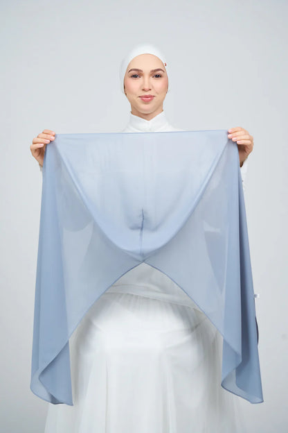 [★New] HoodX Curve [Pearl Chiffon] in Slate Blue