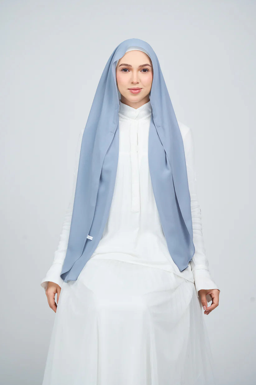 [★New] HoodX Curve [Pearl Chiffon] in Slate Blue