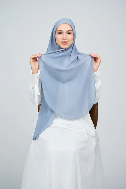 [★New] HoodX Curve [Pearl Chiffon] in Slate Blue