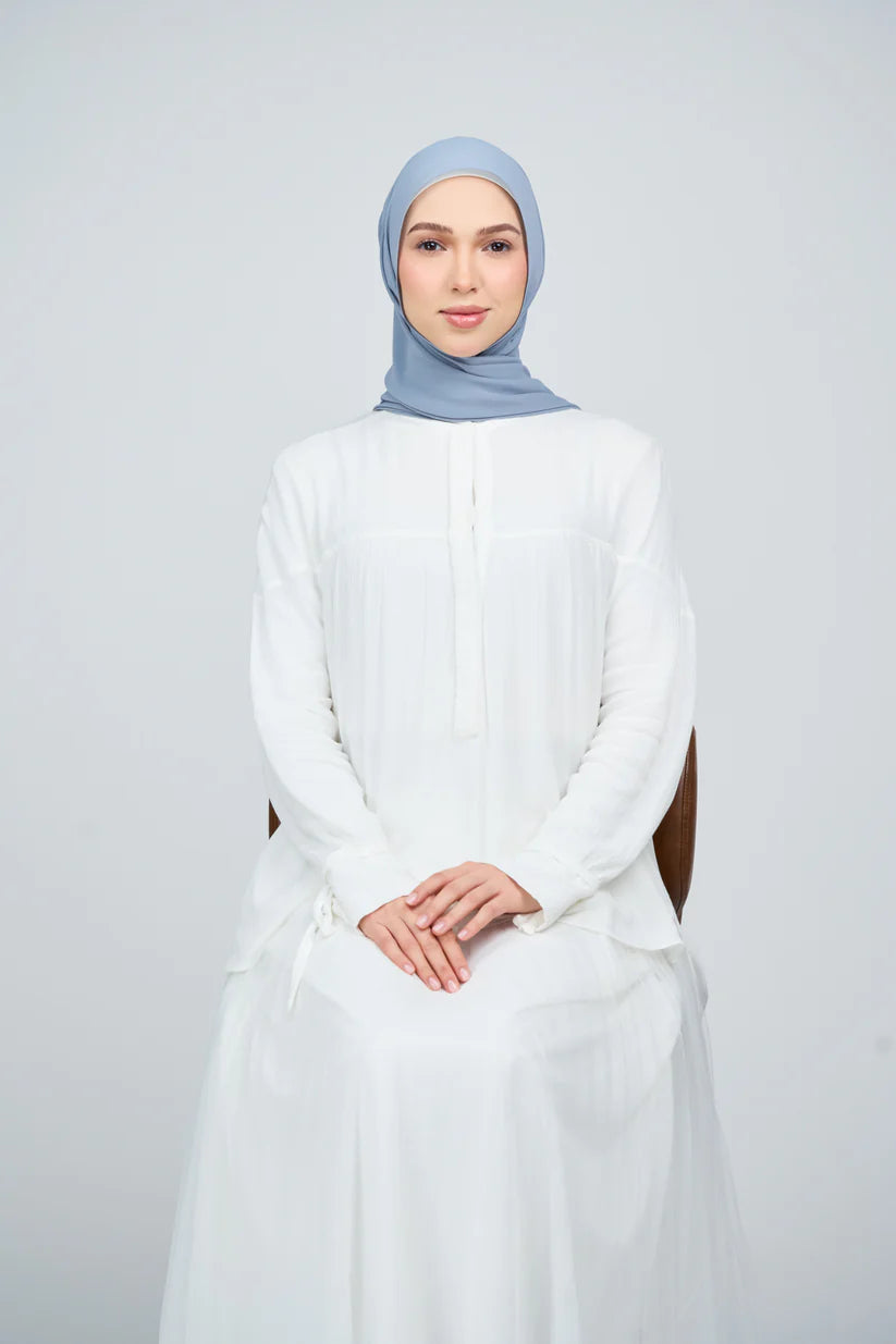 [★New] HoodX Curve [Pearl Chiffon] in Slate Blue