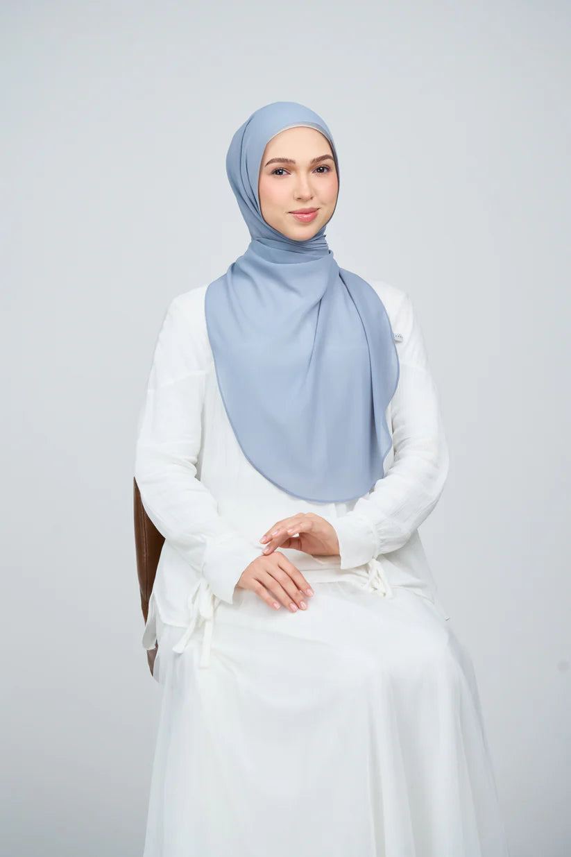 [★New] HoodX Curve [Pearl Chiffon] in Slate Blue