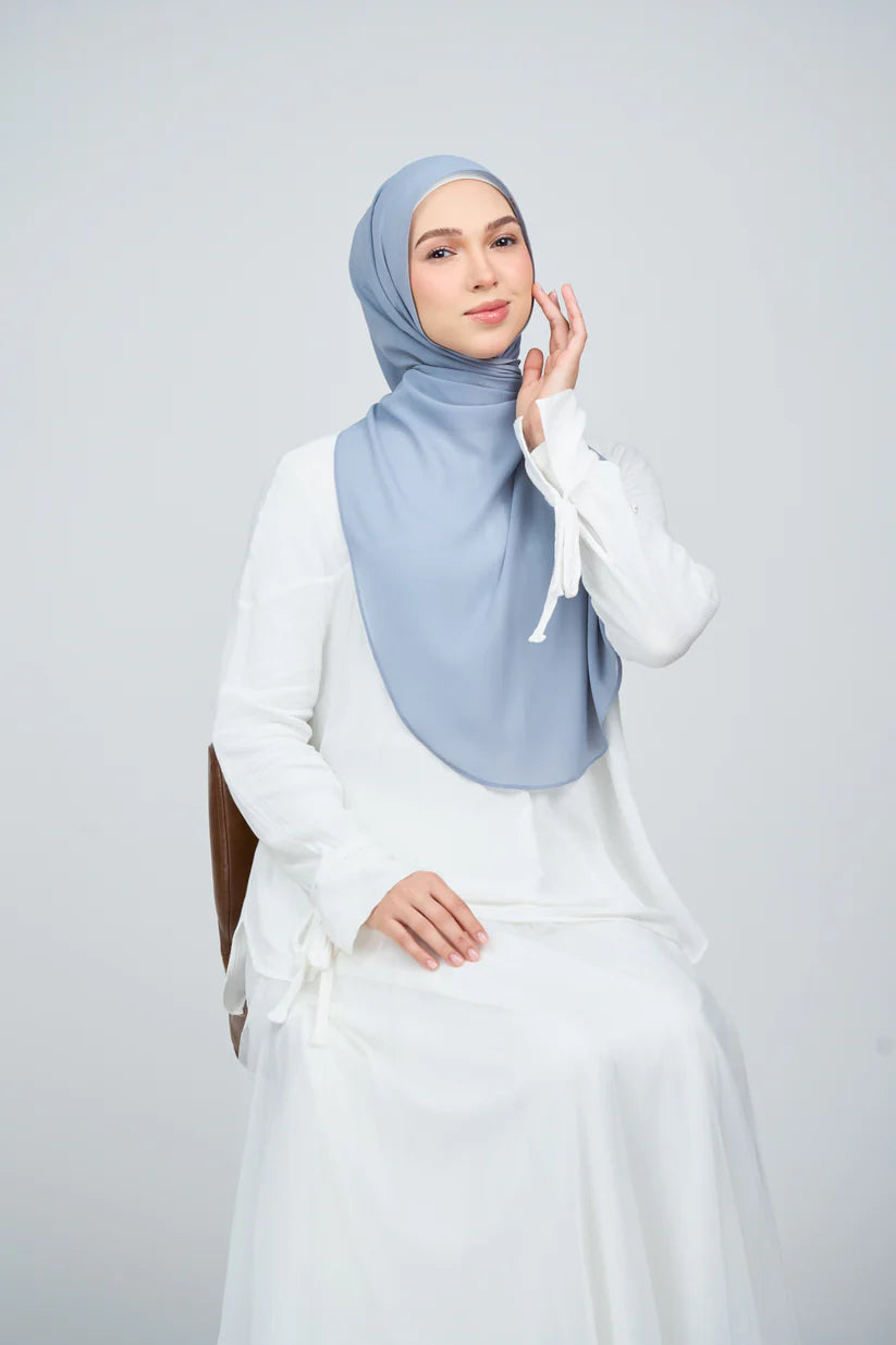 [★New] HoodX Curve [Pearl Chiffon] in Slate Blue