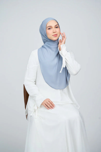 [★New] HoodX Curve [Pearl Chiffon] in Slate Blue