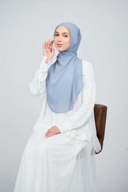 [★New] HoodX Curve [Pearl Chiffon] in Slate Blue