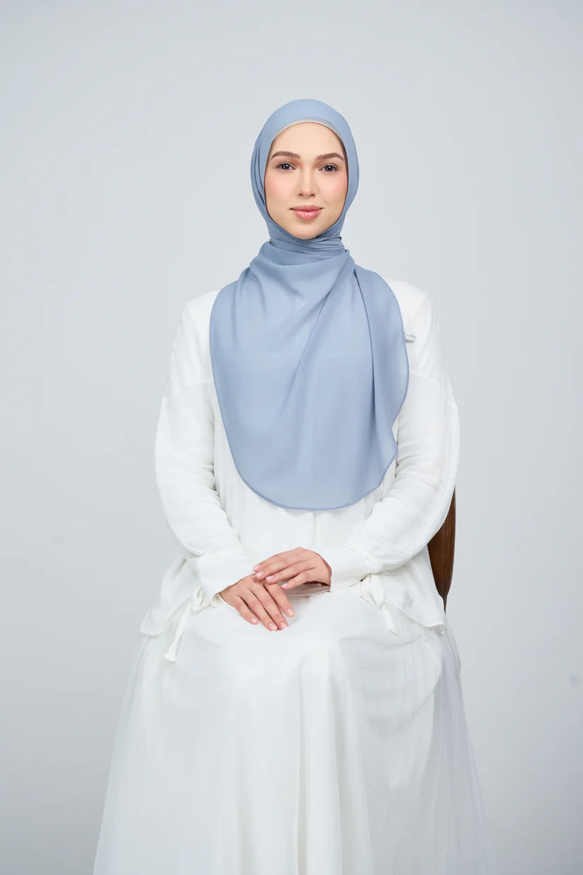 [★New] HoodX Curve [Pearl Chiffon] in Slate Blue