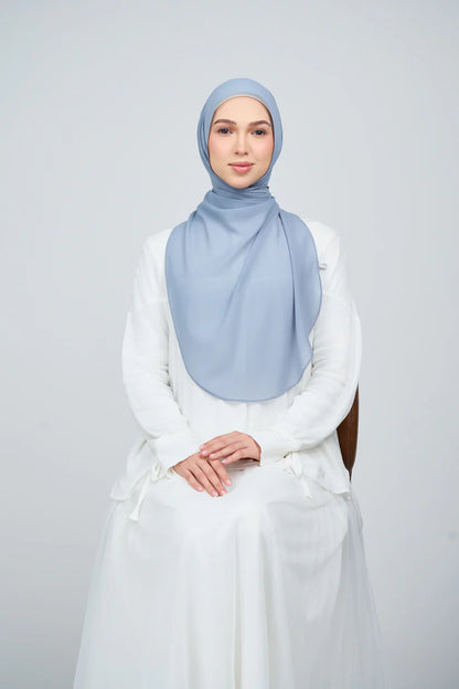 [★New] HoodX Curve [Pearl Chiffon] in Slate Blue