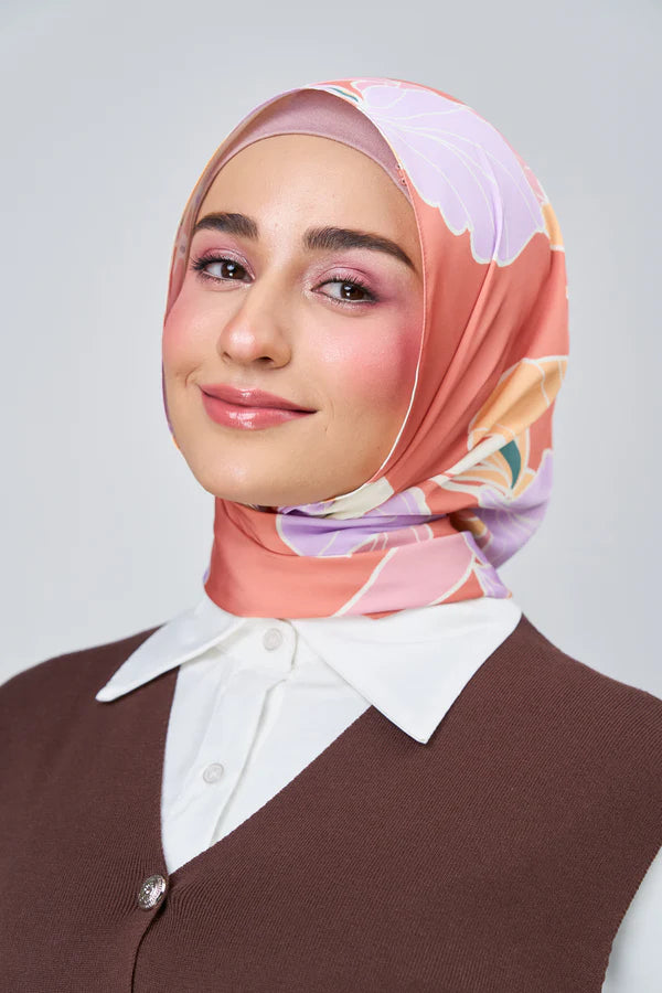 [★New] HoodX Luxe Printed Set in Sunset Blush