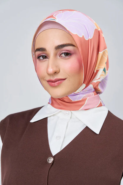 [★New] HoodX Luxe Printed Set in Sunset Blush