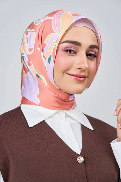 [★New] HoodX Luxe Printed Set in Sunset Blush