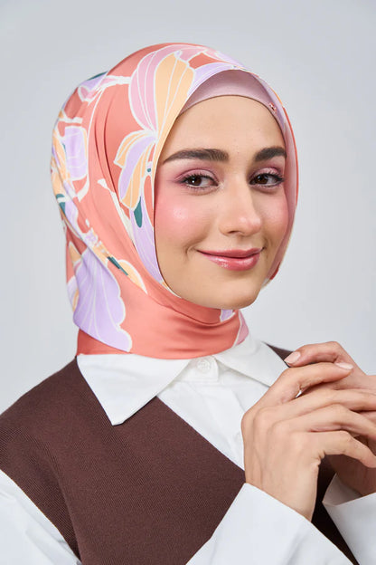 [★New] HoodX Luxe Printed Set in Sunset Blush