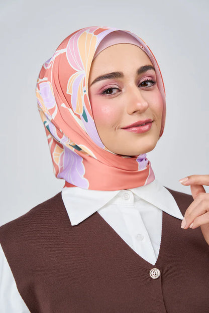 [★New] HoodX Luxe Printed Set in Sunset Blush
