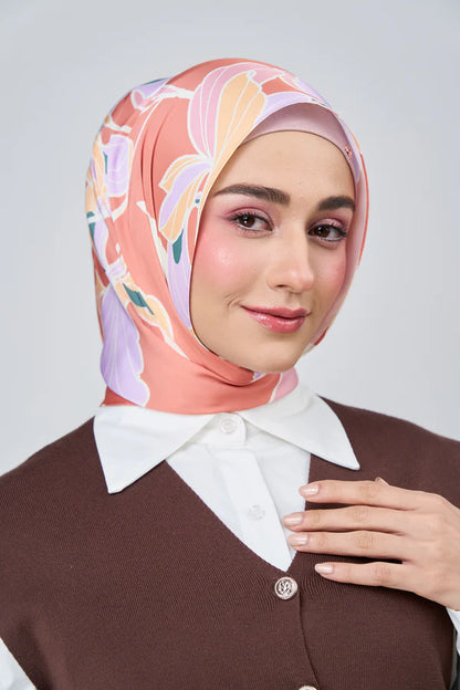 [★New] HoodX Luxe Printed Set in Sunset Blush