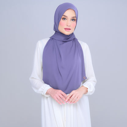 Instant Tag n' Go Shawl | Chiffon Silk in Indigo