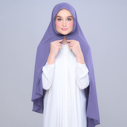 Instant Tag n' Go Shawl | Chiffon Silk in Indigo