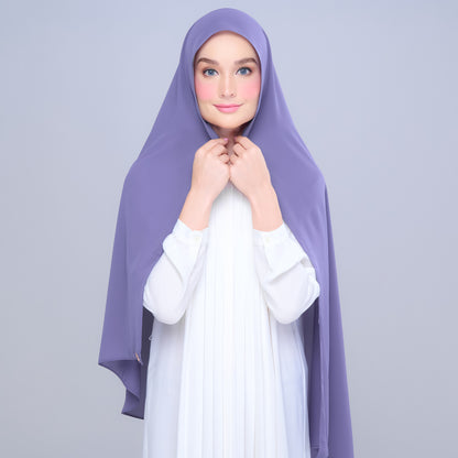 Instant Tag n' Go Shawl | Chiffon Silk in Indigo