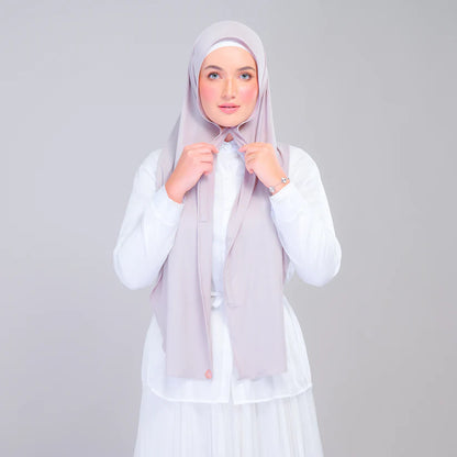 Instant Tag n' Go Shawl | Ribbed Jersey in Taupe