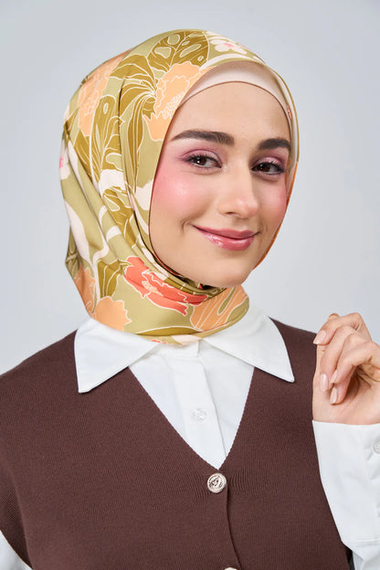 [★New] HoodX Luxe Printed Set in Terra Citrine