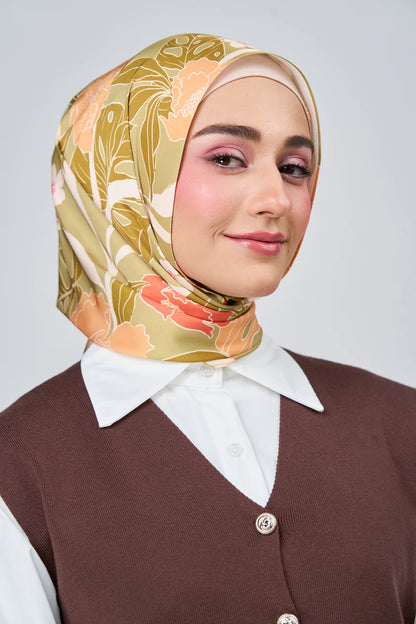 [★New] HoodX Luxe Printed Set in Terra Citrine