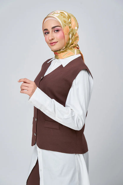 [★New] HoodX Luxe Printed Set in Terra Citrine