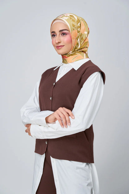[★New] HoodX Luxe Printed Set in Terra Citrine