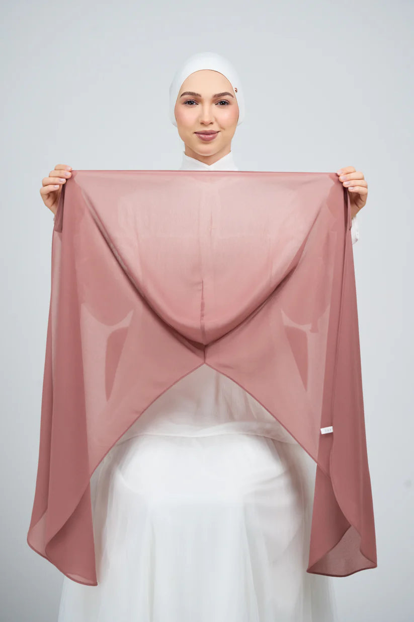 [★New] HoodX Curve [Pearl Chiffon] in Turkish Rose