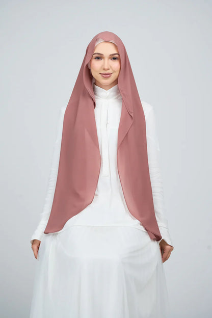 [★New] HoodX Curve [Pearl Chiffon] in Turkish Rose