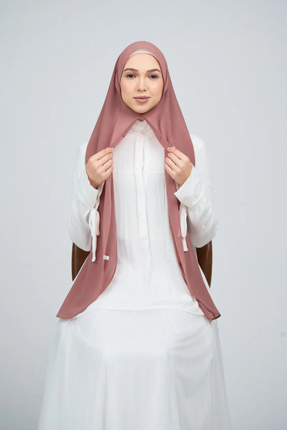 [★New] HoodX Curve [Pearl Chiffon] in Turkish Rose