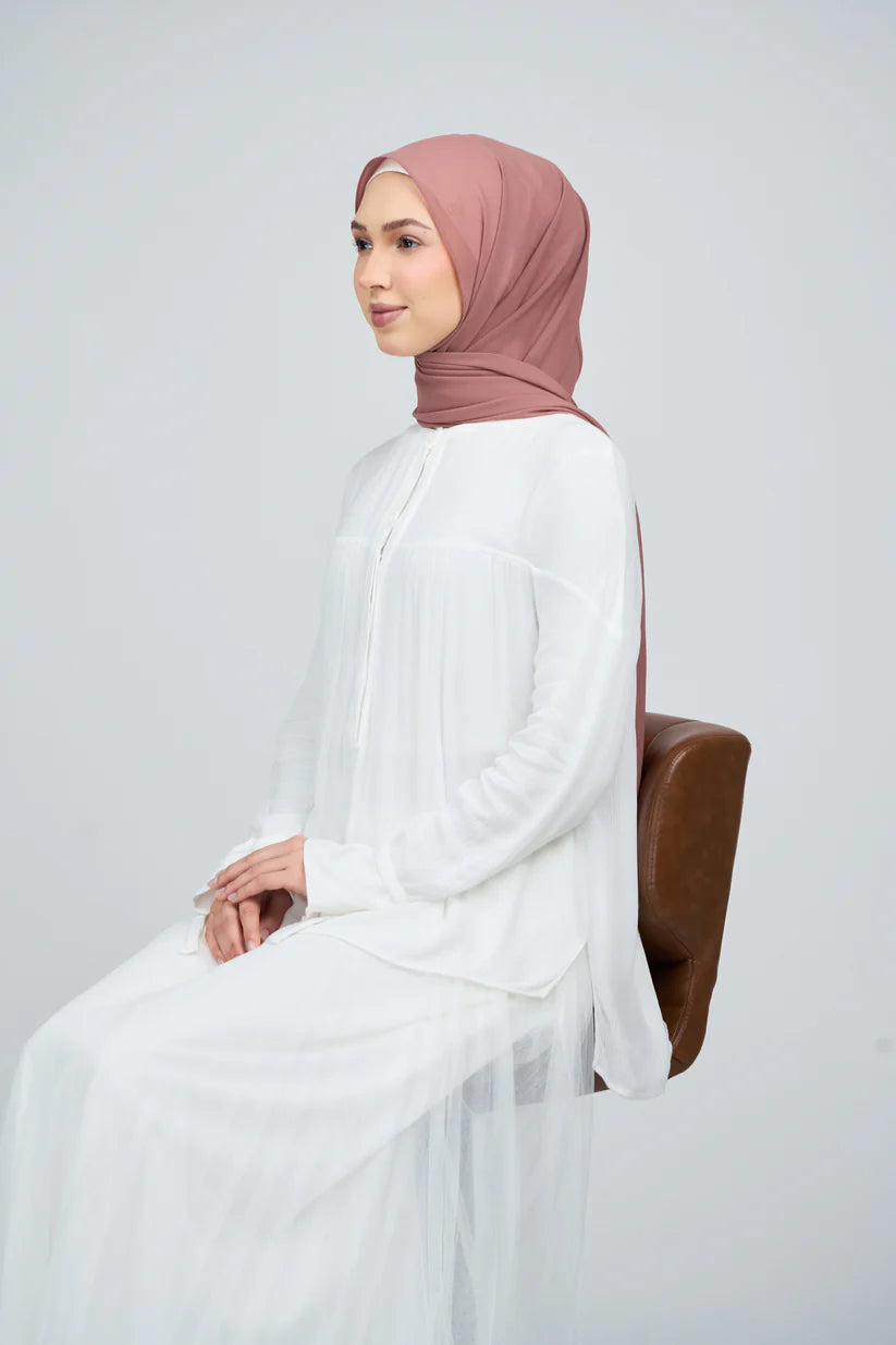 [★New] HoodX Curve [Pearl Chiffon] in Turkish Rose