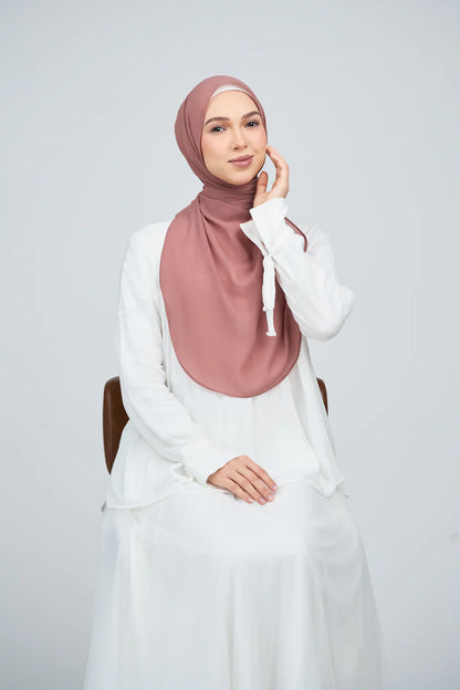 [★New] HoodX Curve [Pearl Chiffon] in Turkish Rose