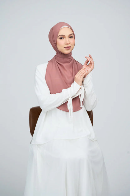 [★New] HoodX Curve [Pearl Chiffon] in Turkish Rose