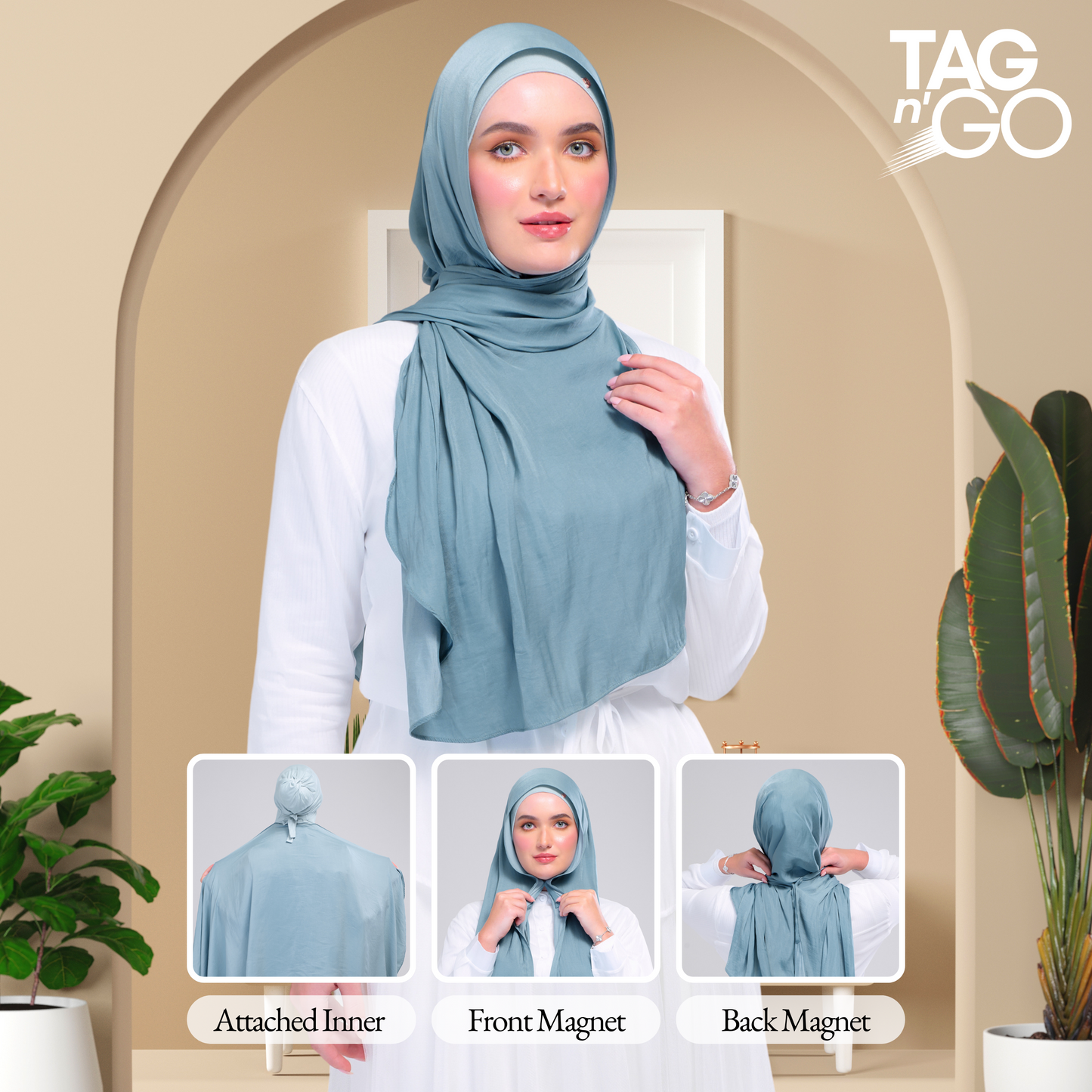 Instant Eden Tag & Go in Turqoise