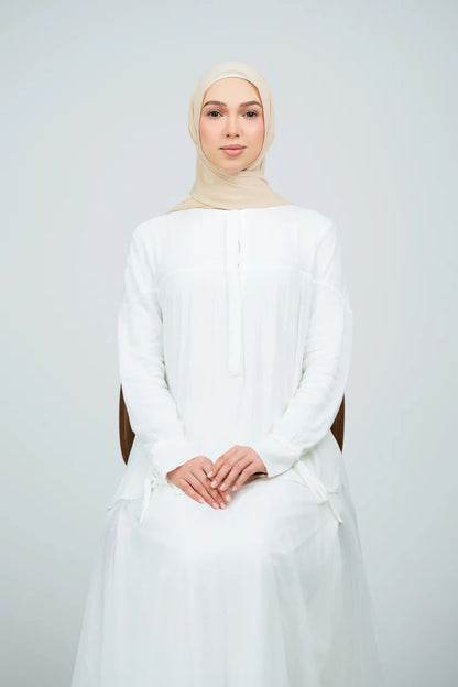 [★New] HoodX Curve [Pearl Chiffon] in Warm Vanilla