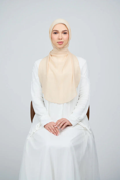 [★New] HoodX Curve [Pearl Chiffon] in Warm Vanilla