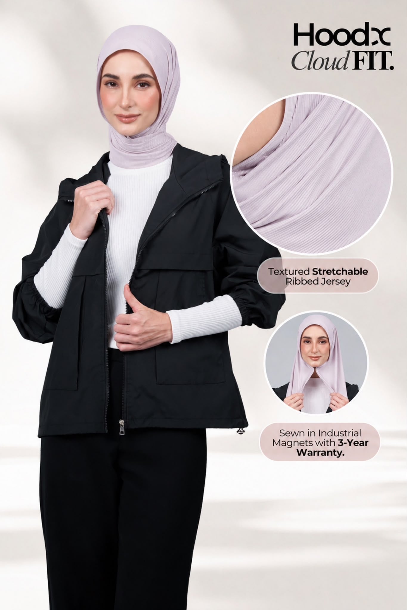 HoodX CloudFit in Natural Taupe