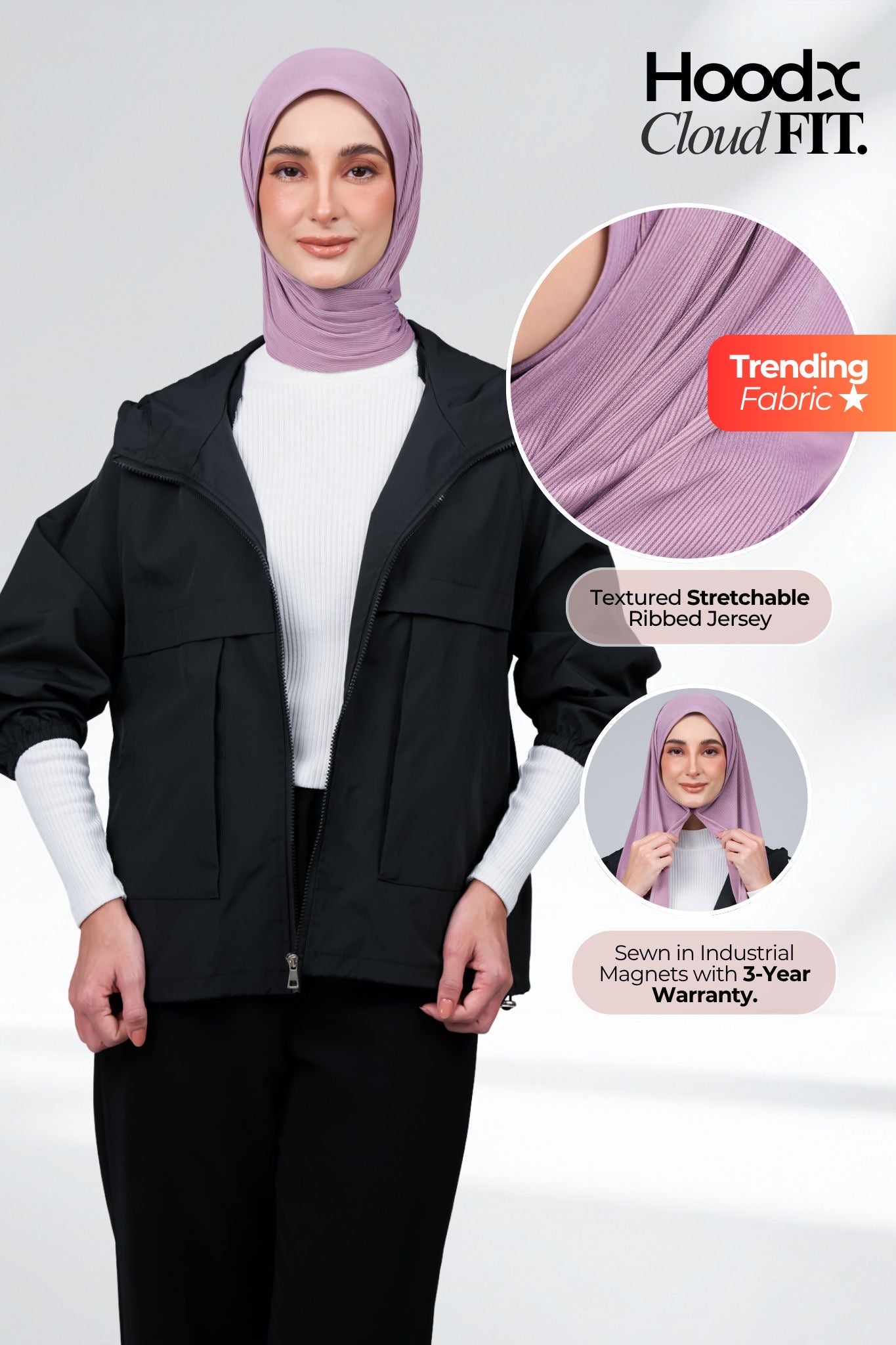 HoodX CloudFit in Mauve