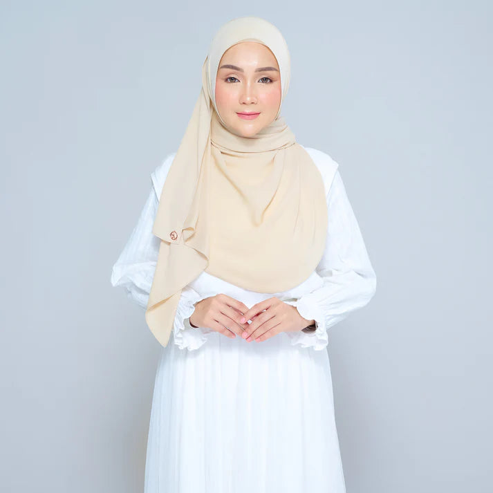 Semi Instant Sarongje | Chiffon Silk in Blonde
