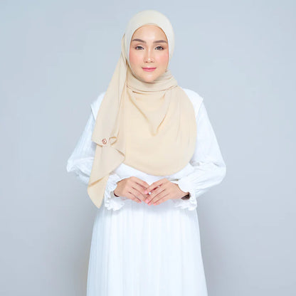 Semi Instant Sarongje | Chiffon Silk in Blonde