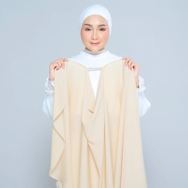 Semi Instant Sarongje | Chiffon Silk in Blonde