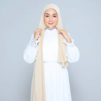 Semi Instant Sarongje | Chiffon Silk in Blonde