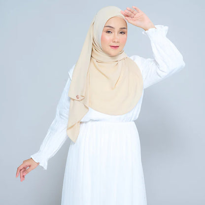 Semi Instant Sarongje | Chiffon Silk in Blonde