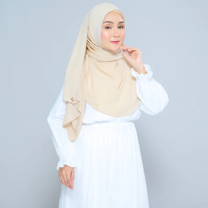 Semi Instant Sarongje | Chiffon Silk in Blonde