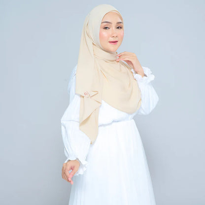 Semi Instant Sarongje | Chiffon Silk in Blonde