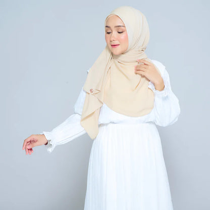 Semi Instant Sarongje | Chiffon Silk in Blonde